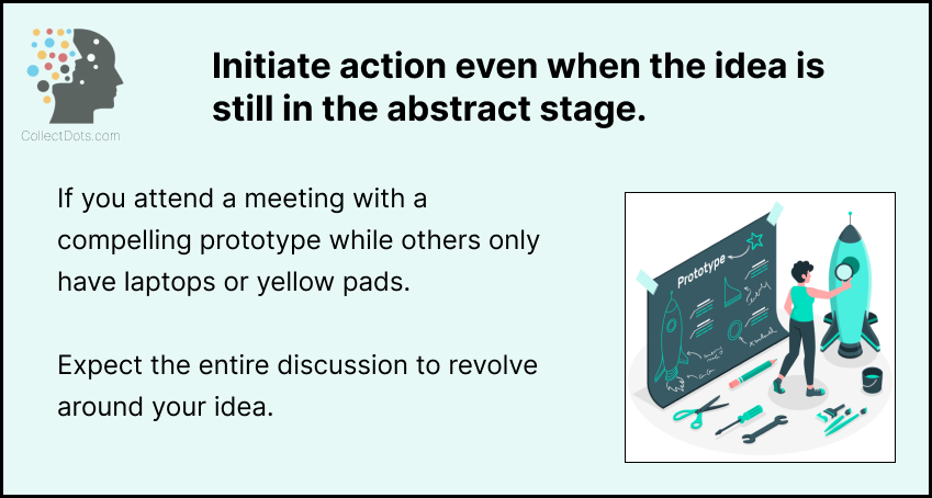 Initiate action from the abstract stage