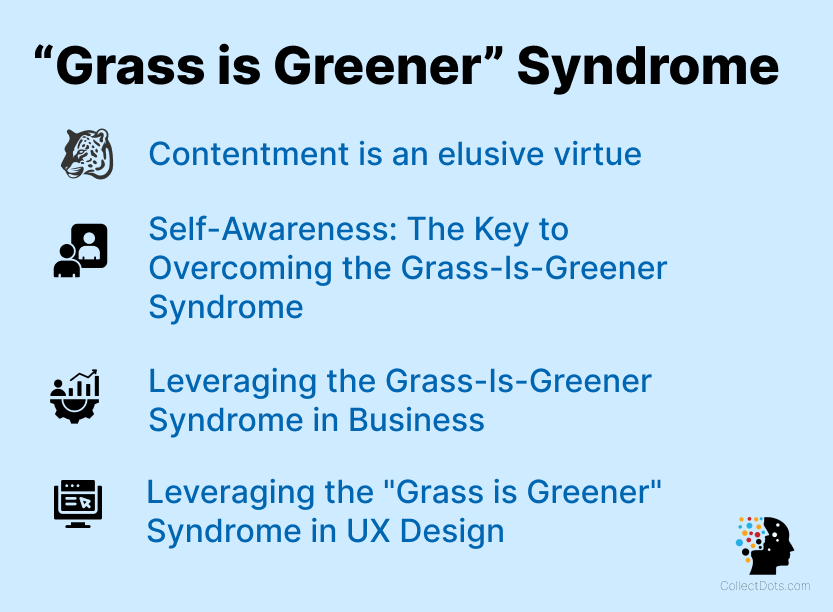 Using grass is greener syndrome for business and UX